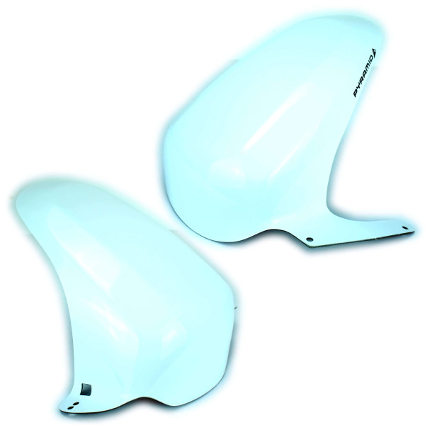 Pyramid Plastics Pyramid hugger | gloss white | honda vtr 1000 sp2 2002>2006
